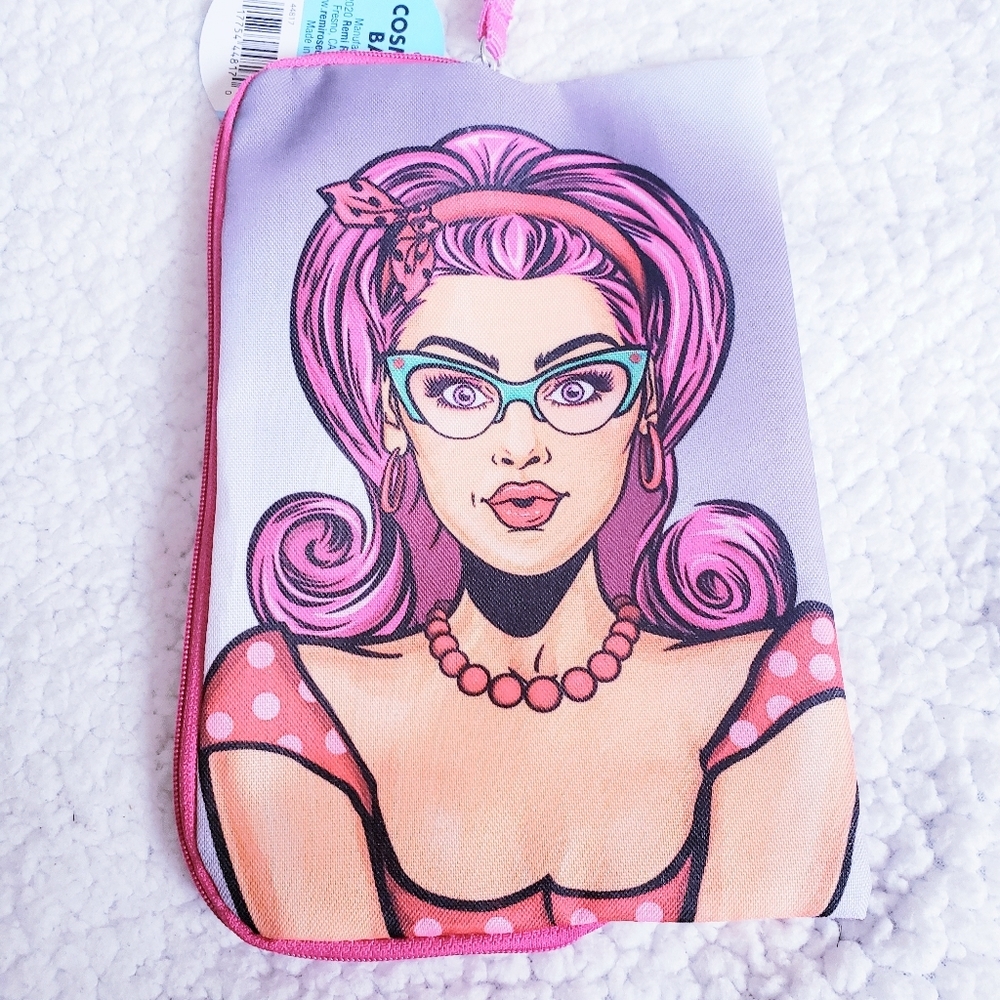 Remi Rose 50s Fashion Cosmetic Bag. NWT.